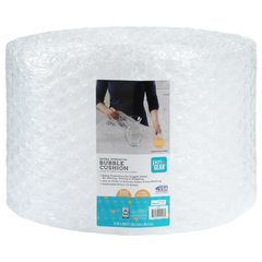 Pen + Gear 12 in. x 100 ft. Large Bubble Cushion, Clear, Plastic, 1 Roll